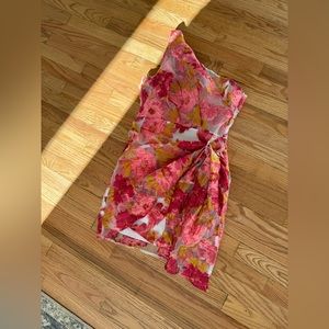 Medium one shoulder Hello Molly dress.